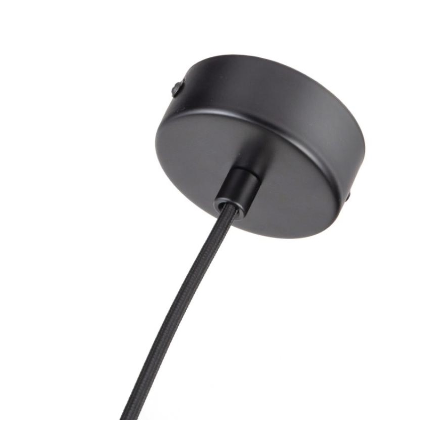 Пендел 1xGU10/10W/230V пепел/масивнo дървo черен