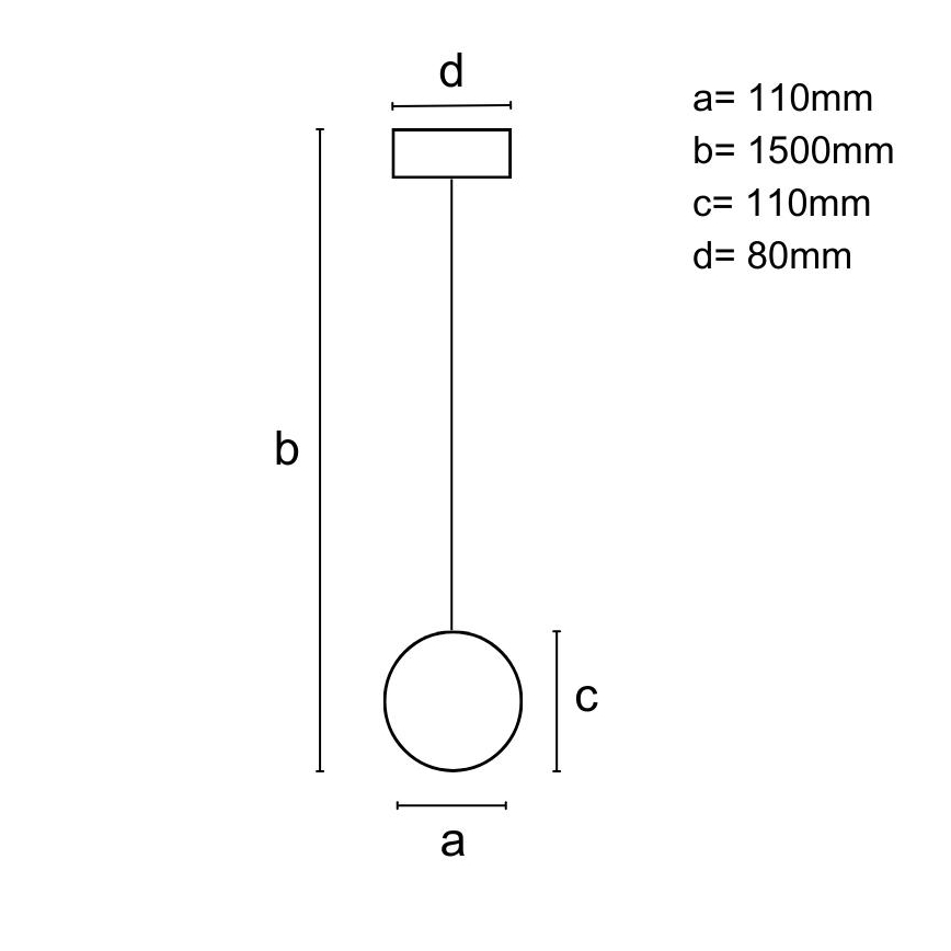 Пендел 1xGU10/10W/230V пепел/масивнo дървo кафяв
