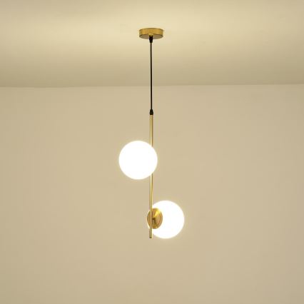 Пендел 2xE27/40W/230V месинг