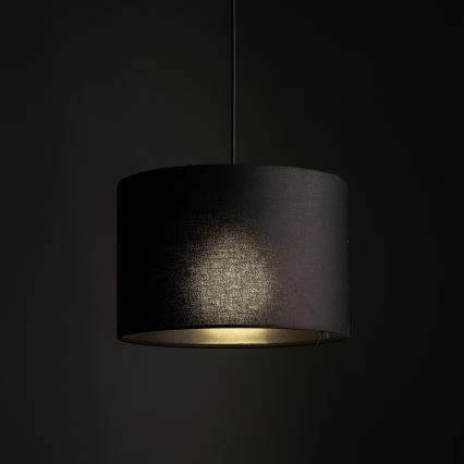 Пендел За трифазна релсова система TRACER 1xE27/15W/230V Ø 30 см черен