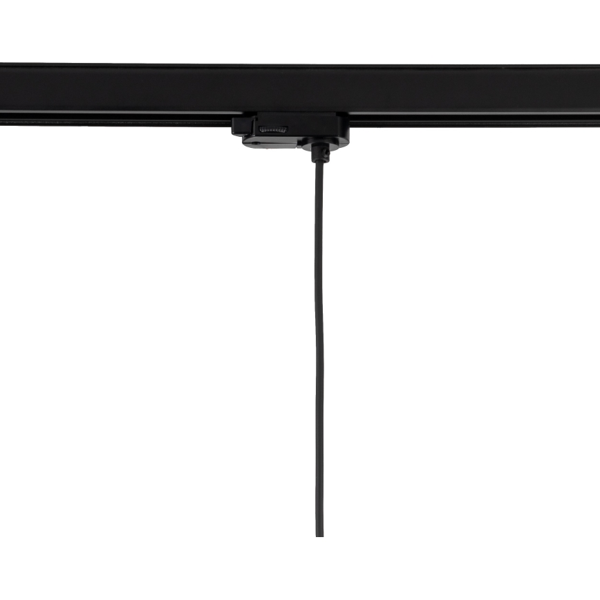 Пендел За трифазна релсова система TRACER 1xE27/15W/230V Ø 30 см черен