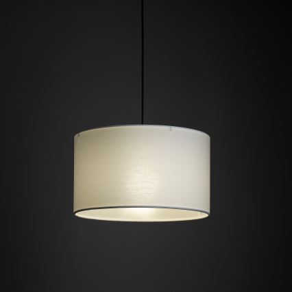 Пендел За трифазна релсова система TRACER 1xE27/15W/230V Ø 38 см черен/бял