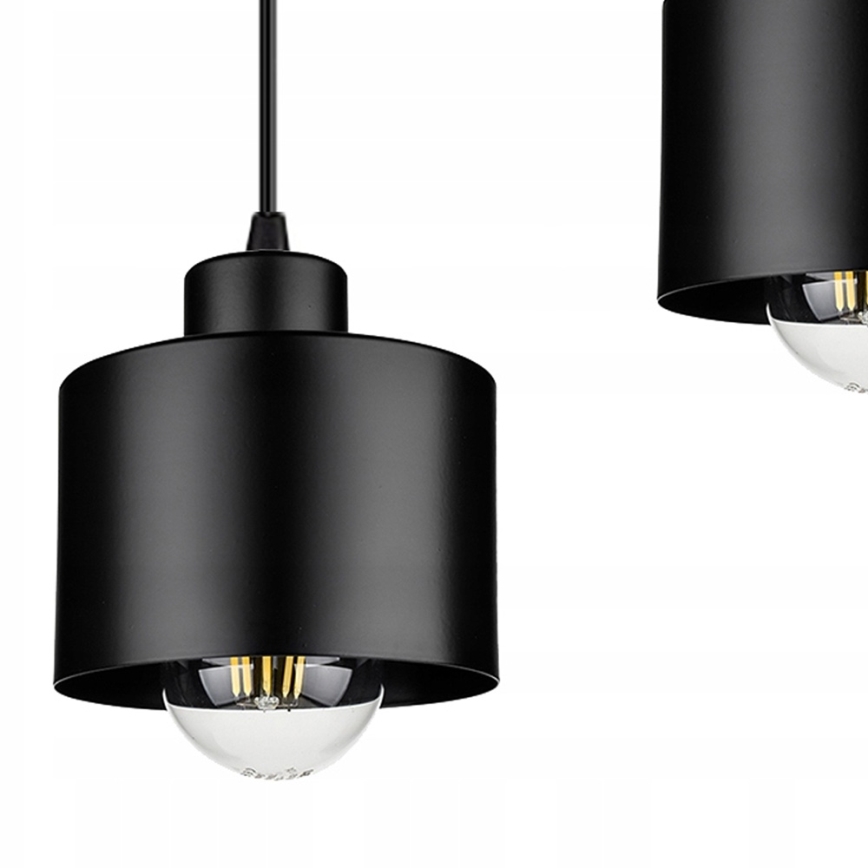 Пендел 3xE27/35W/230V черен