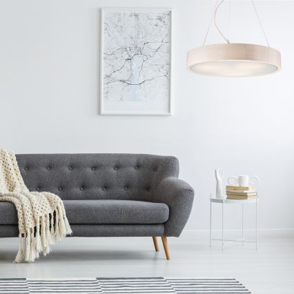 Пендел 3xE27/60W/230V ø 47 см бор - FSC сертифицирано