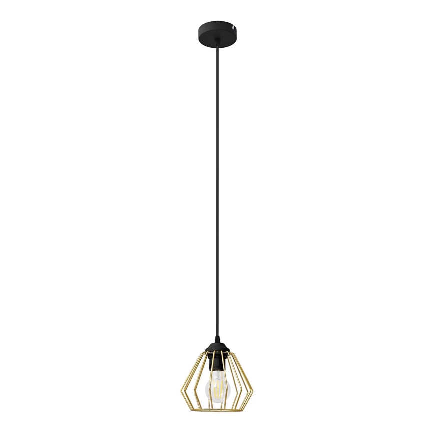 Пендел AGAT 1xE27/15W/230V златист/черен