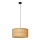 Пендел ALBA 1xE27/15W/230V Ø 40 cm кафява/черна