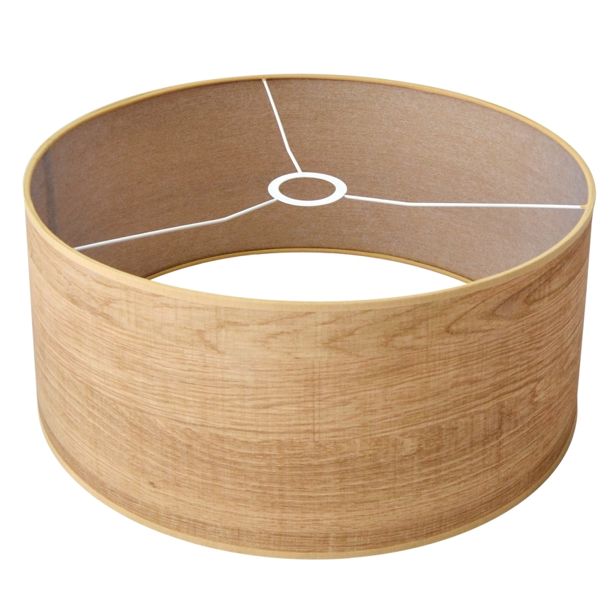 Пендел ALBA 1xE27/15W/230V Ø 40 cm кафява/черна