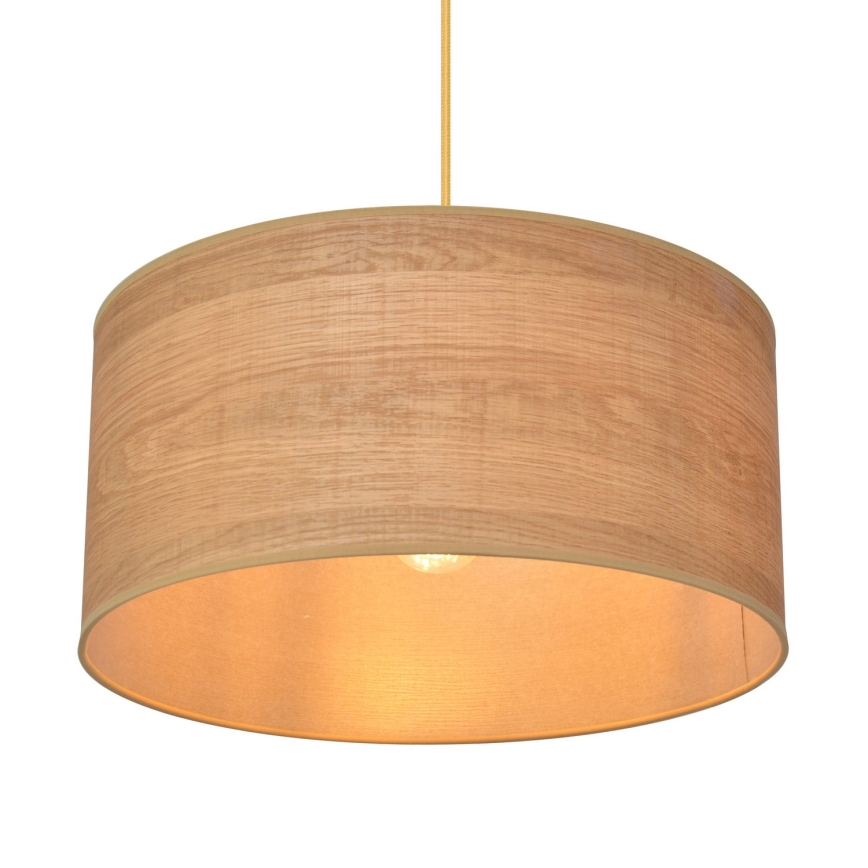 Пендел ALBA 1xE27/15W/230V Ø 40 см кафяв