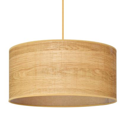 Пендел ALBA 1xE27/15W/230V Ø 40 см кафяв