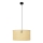 Пендел ALBA 1xE27/15W/230V Ø 45 cm ратан/черен