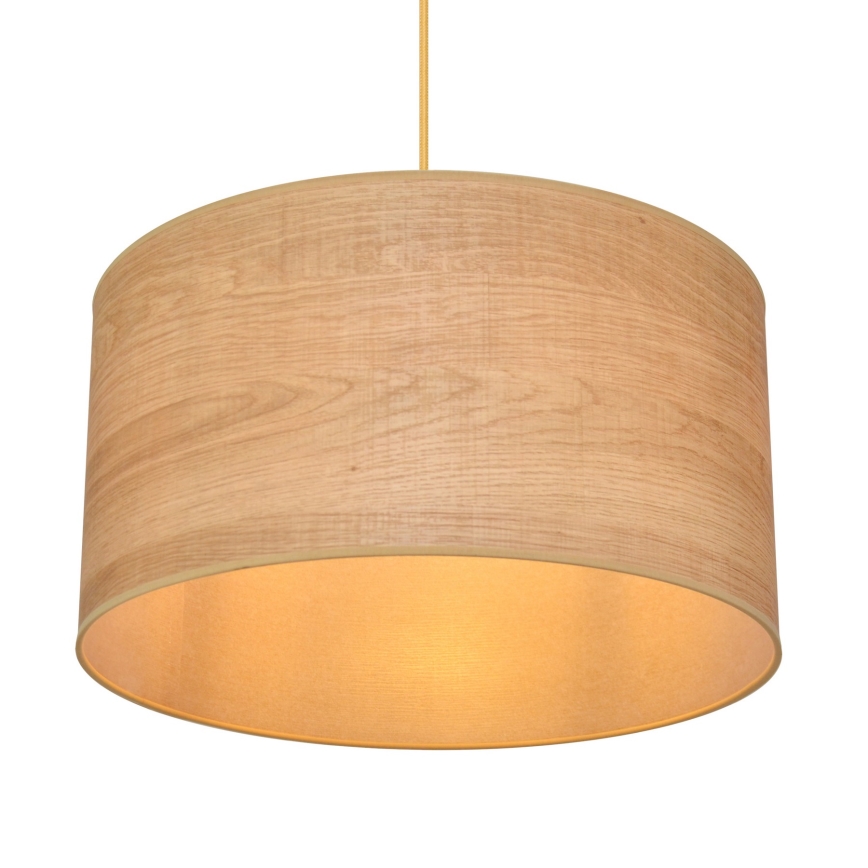 Пендел ALBA 1xE27/15W/230V Ø 45 см кафяв