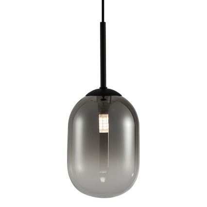 Пендел ALIAS 1xG9/8W/230V Ø 12 см черен/сив