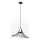Пендел ALURA 1xE27/60W/230V Ø 50 см черен