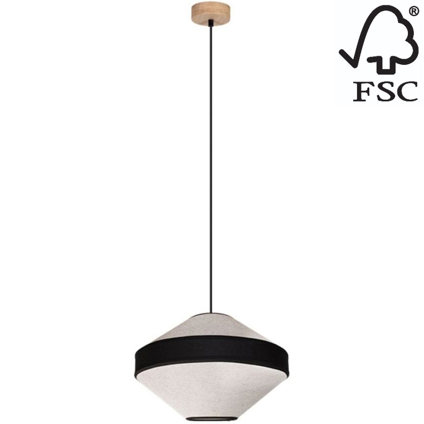 Пендел AMIGO 1xE27/60W/230V дъб – FSC сертифицирано