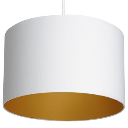 Пендел ARDEN 1xE27/60W/230V Ø 25 см бял/златист