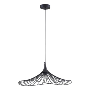 Пендел ARIELLE 1xE27/20W/230V Ø 50 см черен