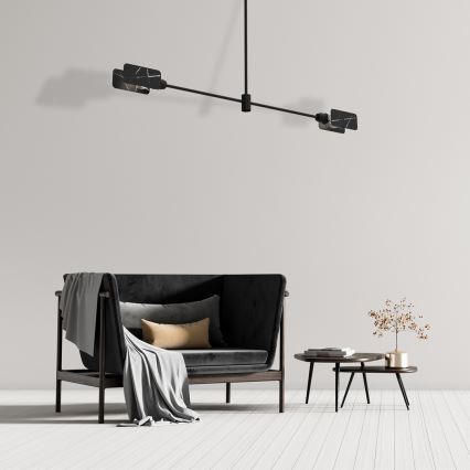 Пендел ASTRA 2xE27/60W/230V черен