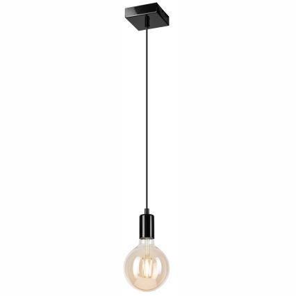 Пендел ASTRID 1xE27/60W/230V лъскаво черен