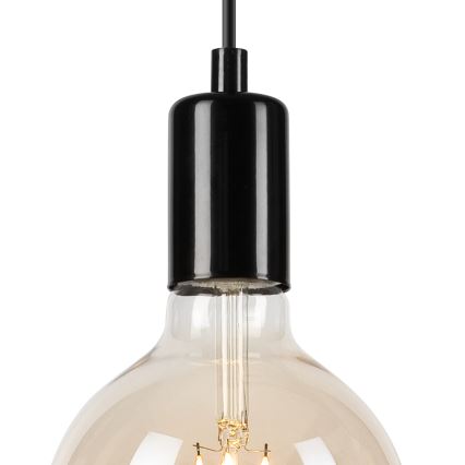 Пендел ASTRID 1xE27/60W/230V лъскаво черен