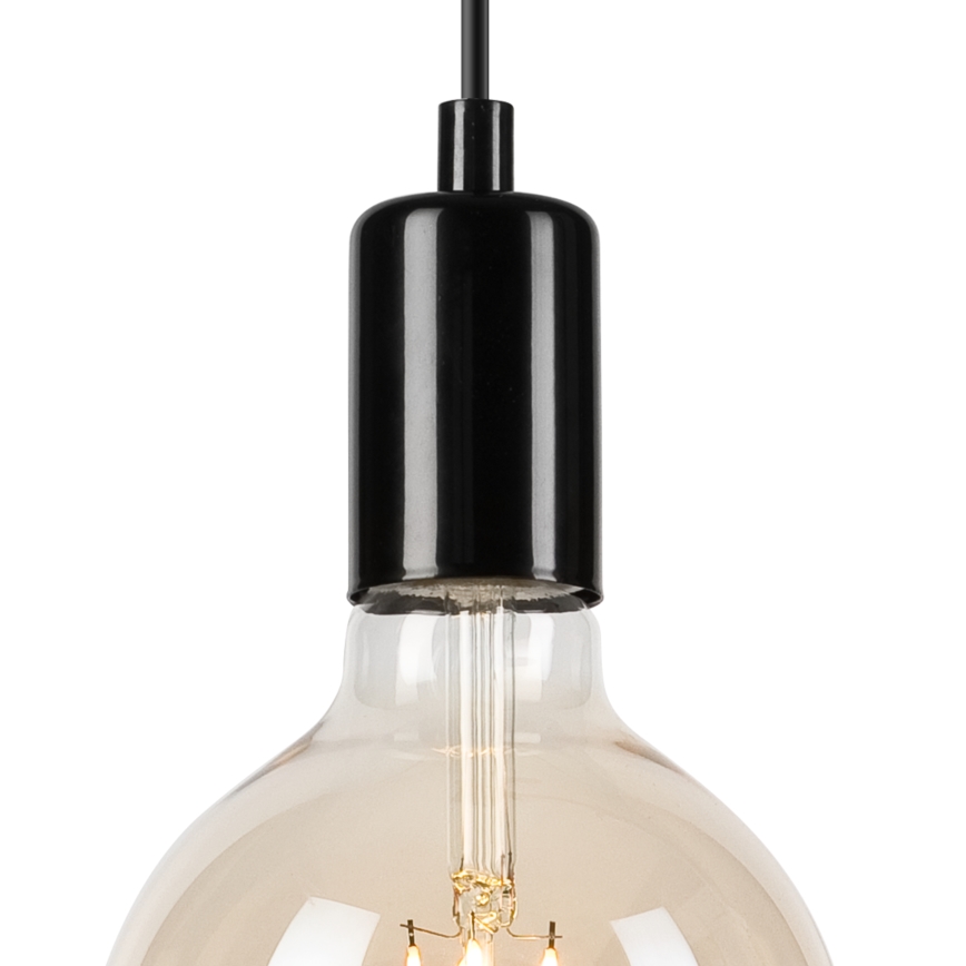 Пендел ASTRID 1xE27/60W/230V лъскаво черен