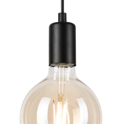 Пендел ASTRID 1xE27/60W/230V матов черен