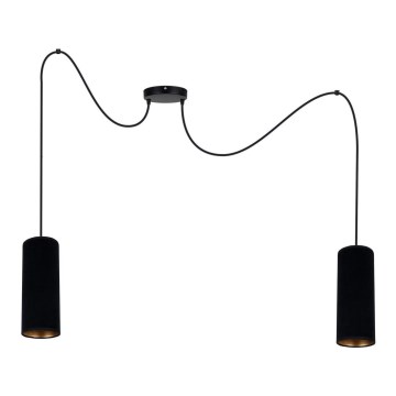 Пендел AVALO 2xE27/60W/230V паяк черен