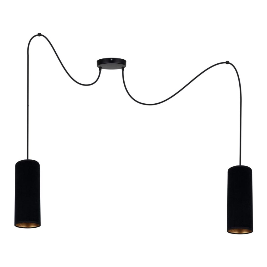 Пендел AVALO 2xE27/60W/230V паяк черен
