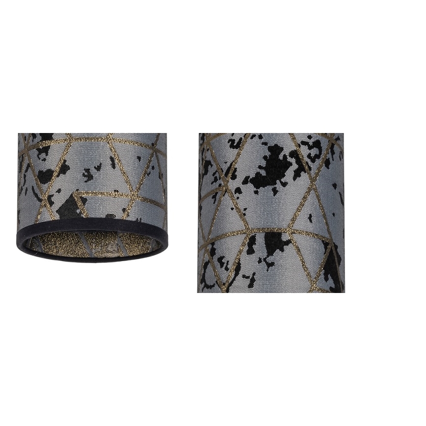 Пендел AVALO 2xE27/60W/230V сив/черен