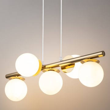 Пендел AVOLA 5xG9/12W/230V златист