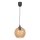 Пендел BALL 1xE27/60W/230V Ø 20 см бежов