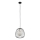 Пендел BELL 1xG9/12W/230V Ø 24 cm черен/златист