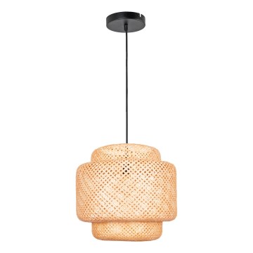 Пендел BERTA 1xE27/20W/230V Ø 50 см бамбук