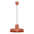Пендел BILO 1xE27/15W/230V Ø 35 см оранжев