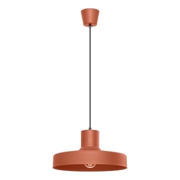 Пендел BILO 1xE27/15W/230V Ø 35 см оранжев