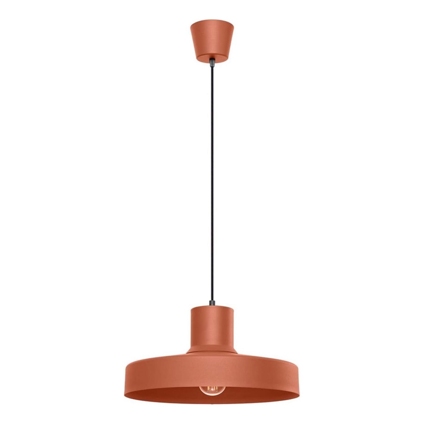 Пендел BILO 1xE27/15W/230V Ø 35 см оранжев