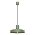 Пендел BILO 1xE27/15W/230V Ø 35 см зелен