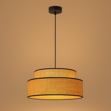 Пендел BOHO 1xE27/60W/230V Ø 40 см бежов