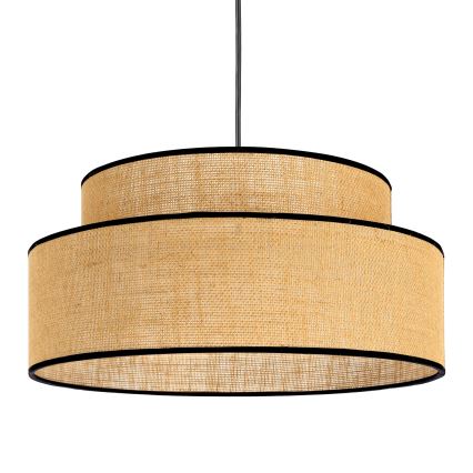 Пендел BOHO 1xE27/60W/230V Ø 40 см бежов