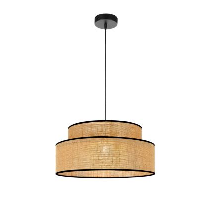 Пендел BOHO 1xE27/60W/230V Ø 40 см бежов