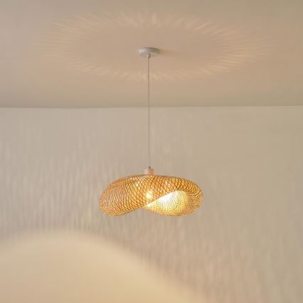 Пендел CALYPSO 1xE27/15W/230V бамбук