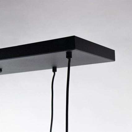 Пендел CALYPSO 4xGU10/60W/230V + 4xE27/60W черен/златист