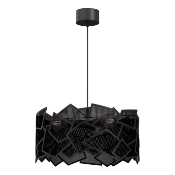 Пендел CAMO 3xE27/15W/230V черен