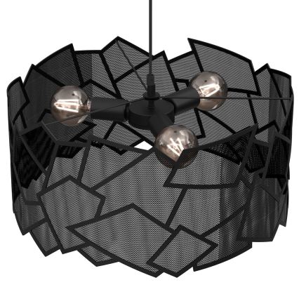 Пендел CAMO 3xE27/15W/230V черен