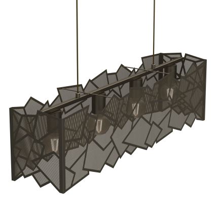 Пендел CAMO 4xE27/15W/230V златист