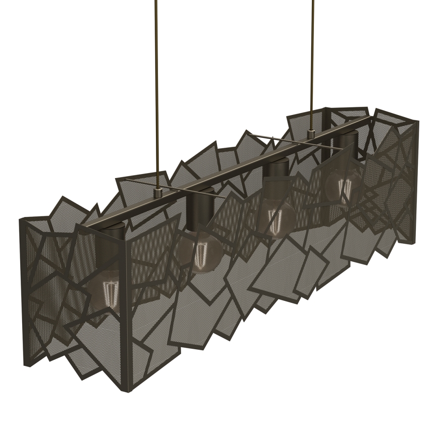 Пендел CAMO 4xE27/15W/230V златист