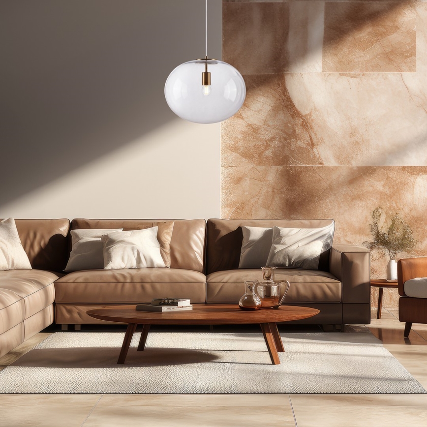 Пендел CAMPANIA 1xE27/60W/230V златист