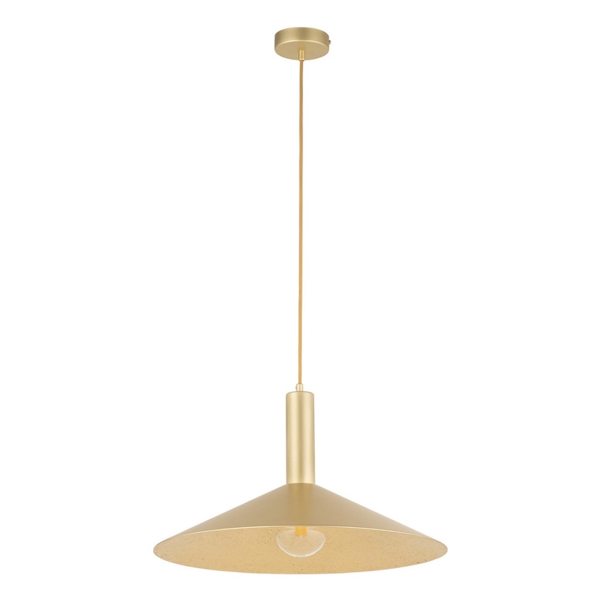 Пендел CAPRI 1xE27/15W/230V Ø 50 см златист
