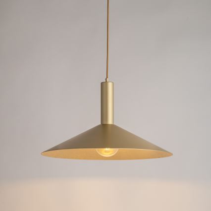 Пендел CAPRI 1xE27/15W/230V Ø 50 см златист