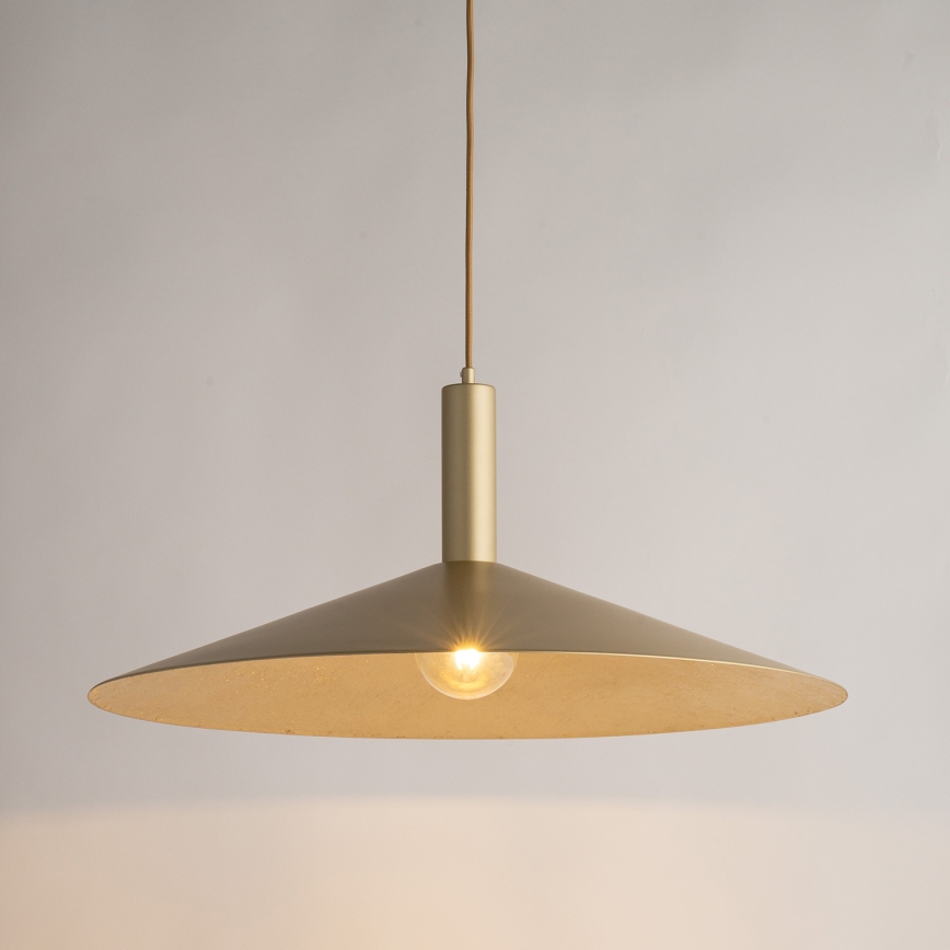 Пендел CAPRI 1xE27/15W/230V Ø 70 см златист