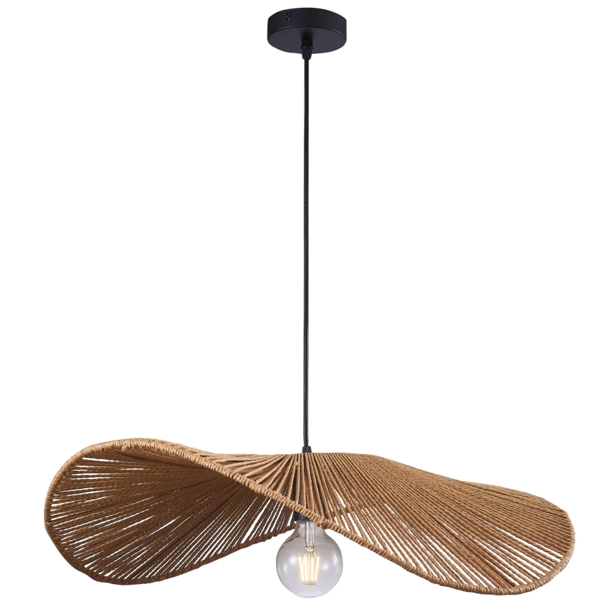 Пендел CAPRI 1xE27/20W/230V Ø 60 см бамбук